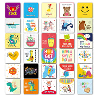 Image 1 of Lunch Box Notes for Kids - Boys and Girls 60pcs