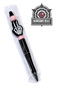 Image 1 of Chewy stim pens - goth and creepy