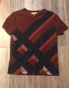Burberry Mens plaid T shirt Large Pre owned 