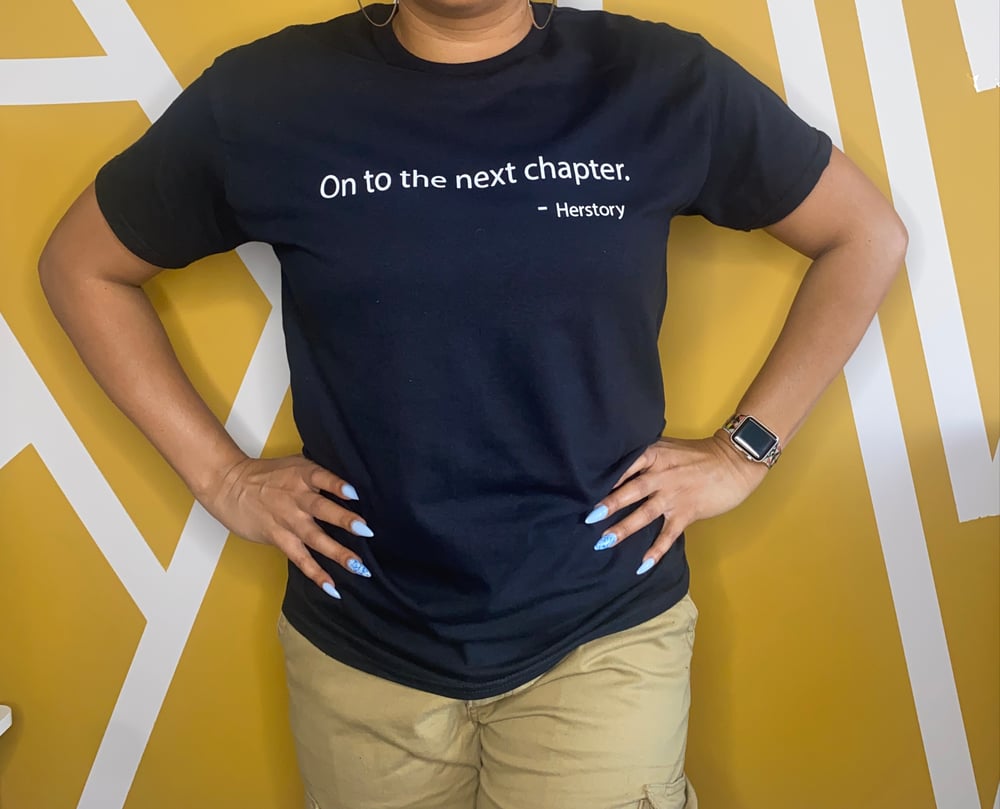 Image of On to the next chapter T-shirts - Black