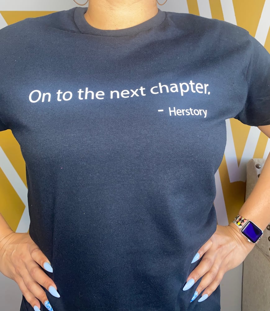 Image of On to the next chapter T-shirts - Black