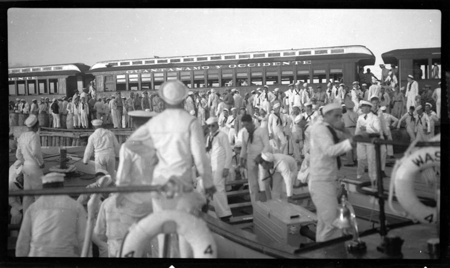 Image of Sailors Headed to Guantanamo