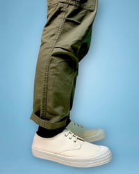 Image 2 of VEGANCRAFT plimsoll natural canvas sneaker shoes made in Slovakia 