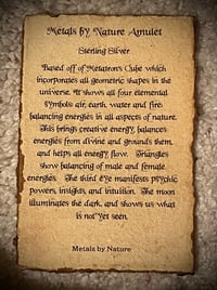 Image 3 of Metals by Nature Amulet pendant