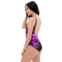 Image 3 of PURPLE FLOWER SWIMSUIT