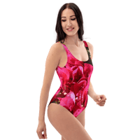 Image 2 of RED FLOWER SWIMSUIT