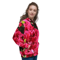 Image 4 of RED FLOWER HOODIE