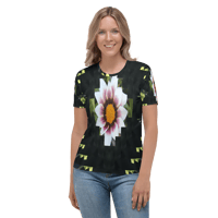 Image 1 of VIBRANT FLOWER WOMEN'S SHIRT