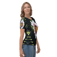 Image 2 of VIBRANT FLOWER WOMEN'S SHIRT