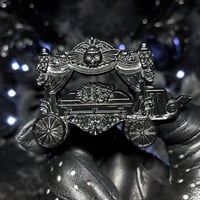 Image 5 of Funeral Procession - Victorian Hearse Carriage 3D Enamel Pin