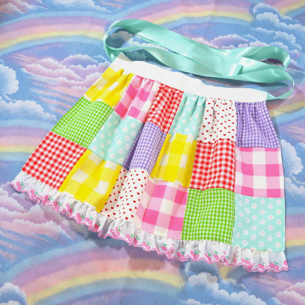 Retro Shoujo Quilted Apron