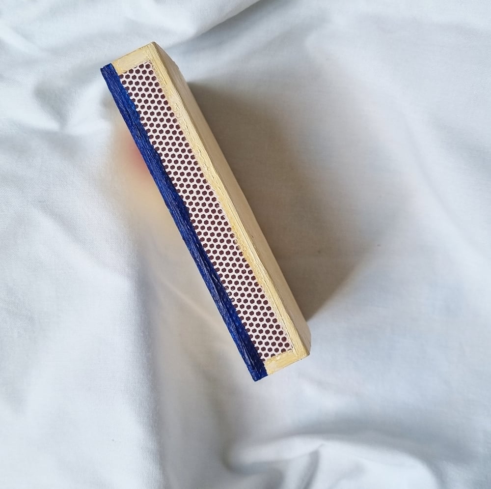 Hand Painted Hokusai Wave Custom Matches