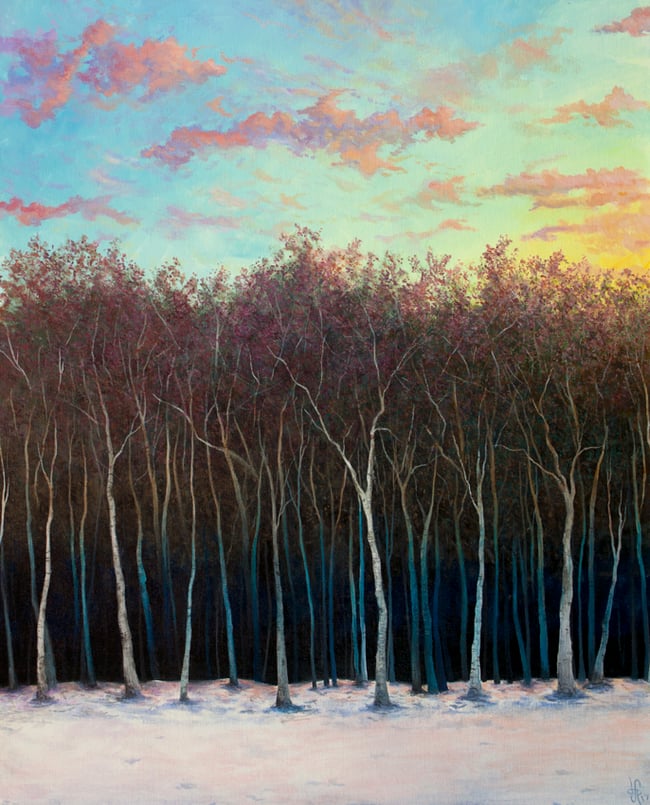 December Evening - Print
