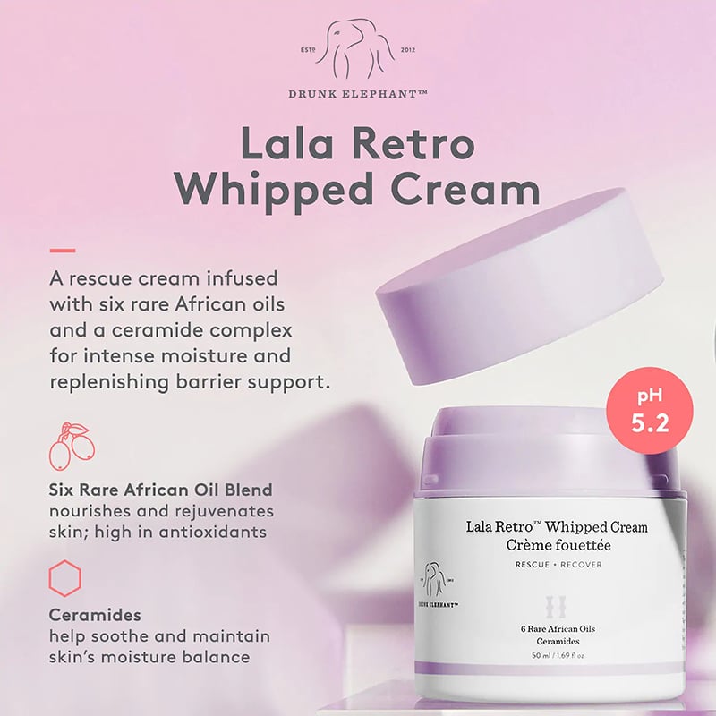Image of Drunk Elephant Lala Retro™ Whipped Cream Créme fouettée 50ml