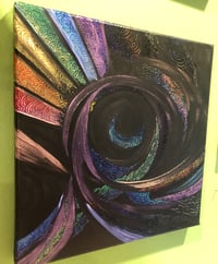 Image 3 of "Traction" by Katy DeBra, 12" x 12" x 0.5"
