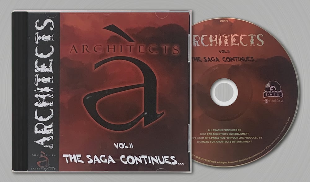 Image of CD: V.A. - Architects: Vol.II The Saga Continues... 1998-2023 REISSUE (Baltimore, MD)