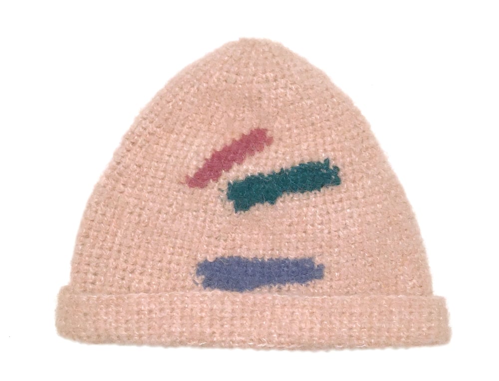 Image of COLOR SHAPES MOHAIR CAP