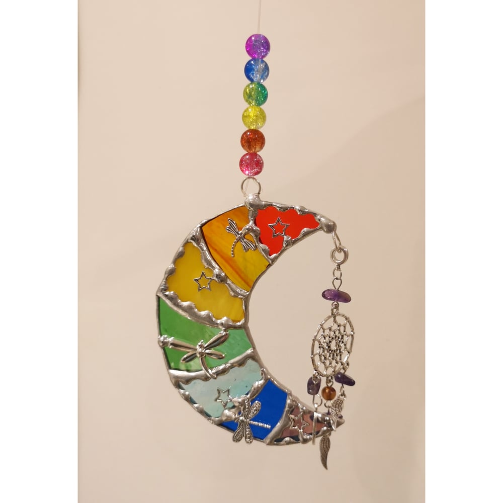 Image of Rainbow Chakra Moon