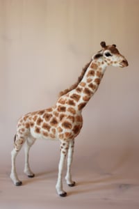 Image 3 of Original Giraffe wool sculpture