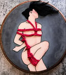 Image 2 of "Shibari" Multimedia Hoop Art