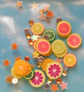Image of Summer Citrus Fruits DIY Nail Art Kit