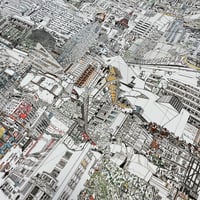 Image 2 of Last Night on Earth full city scape giclee print