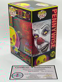 Image 3 of Black Light Pennywise (#55) Custom Remarque Funko Pop