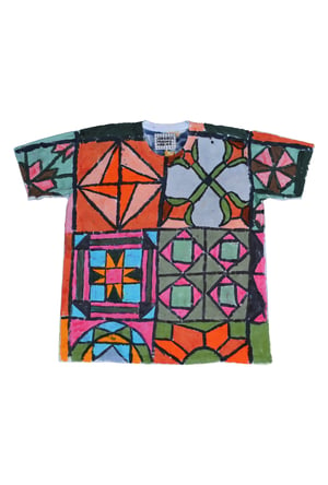 Image of Quilt block t shirt 2XL 