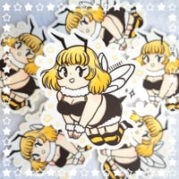 Chibi Bee Vinyl Sticker