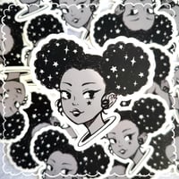 Space Girl #1 Vinyl Sticker