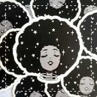 Space Girl #2 Vinyl Sticker