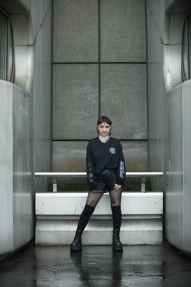 CALL ME THEY LONG SLEEVE TOP - PRINT ON DEMAND Image 3