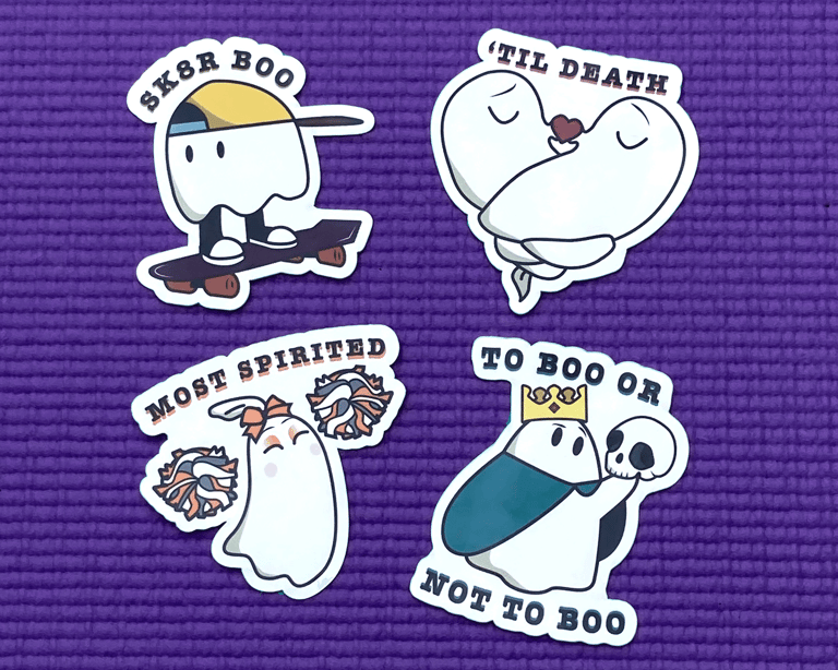 BOO CREW Sticker Pack or Single Sticker 