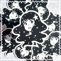 Space Girl #5 Vinyl Sticker