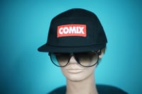 Image 1 of "COMIX" Bill Hat - Black
