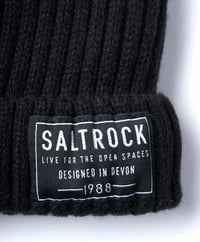 Image 2 of Saltrock heritage , lined beanie , black 