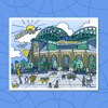 MILWAUKEE BASEBALL PRINT