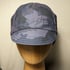 British Millerain Waxed Cotton Cycling Cap - Blue Camo Image 2