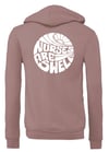 Nurses Are Swell Zip Hoody - MAUVE