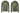 CalifoRNia Strong Zip Hoody - MILITARY GREEN