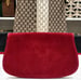 Image of Vtg Gucci "RARE" Red Suede Blondie Clutch 