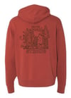 CalifoRNia Strong Zip Hoody - RUST