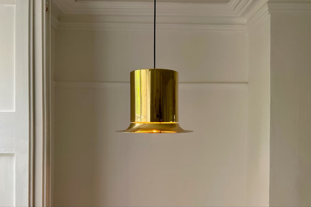 Image of Brass Pendant Light by Hans-Agne Jakobsson, Sweden [II]