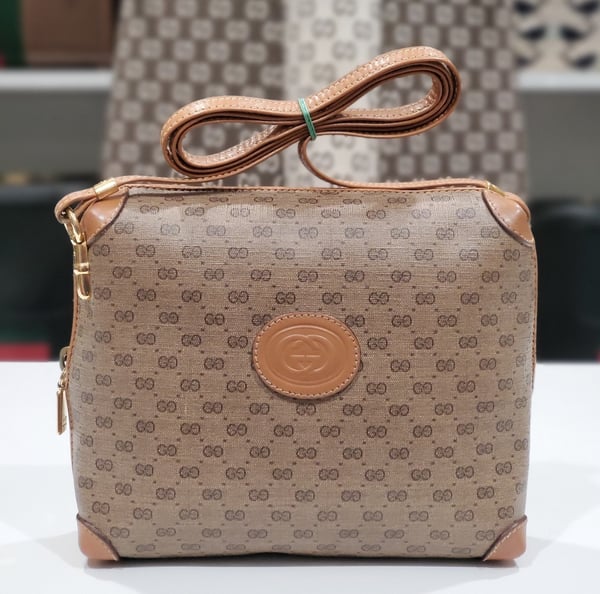 Image of Vtg. Gucci African Mignon Crossbody Bag 