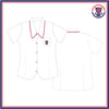 NHS Junior Girls White Blouse Red Piping