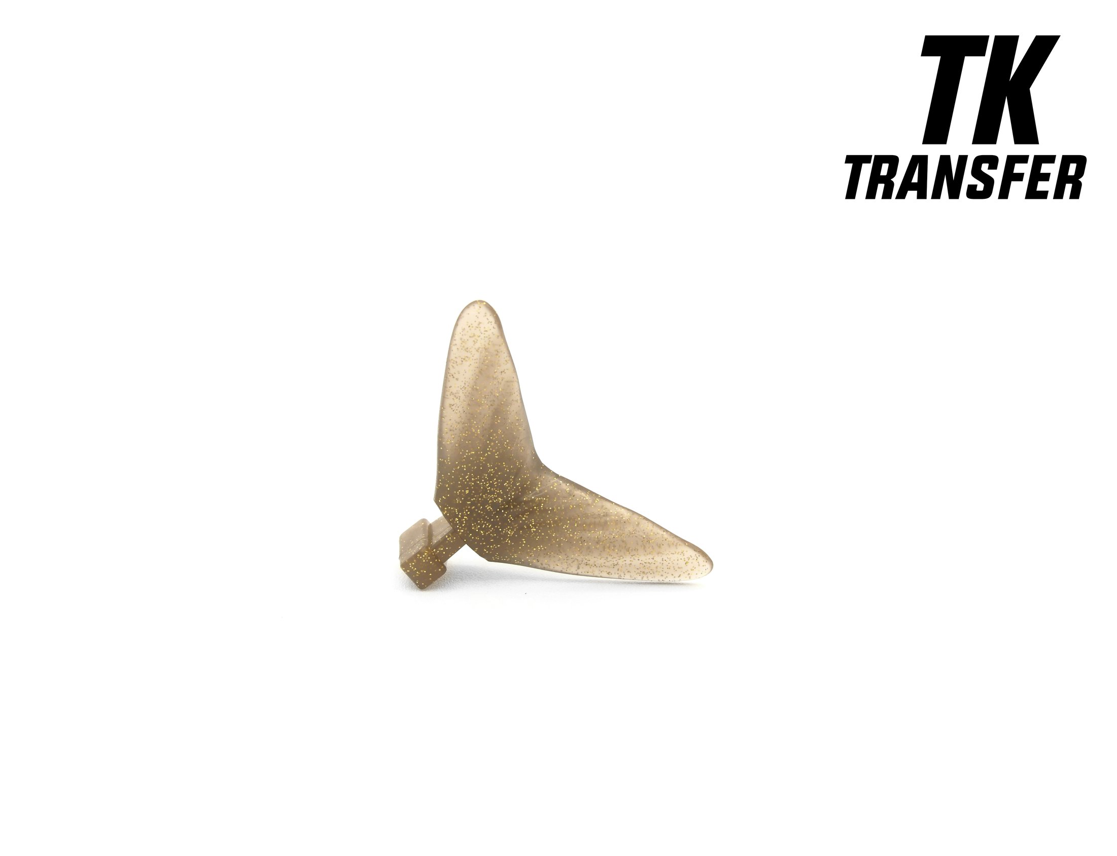 Image of Tiny Klash Transfer Tail ( BROWN/GOLD FLAKE)