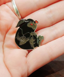 Image of Mothman Enamel Pin