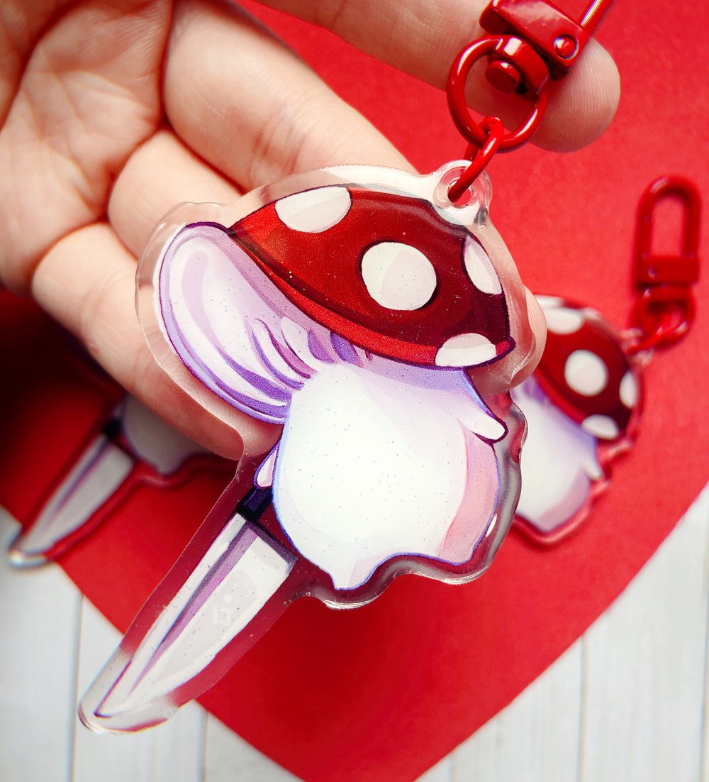 Knife Mushroom | Keychain Charm