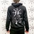 Stoner Witch HOODIE WHITE on BLACK Image 2