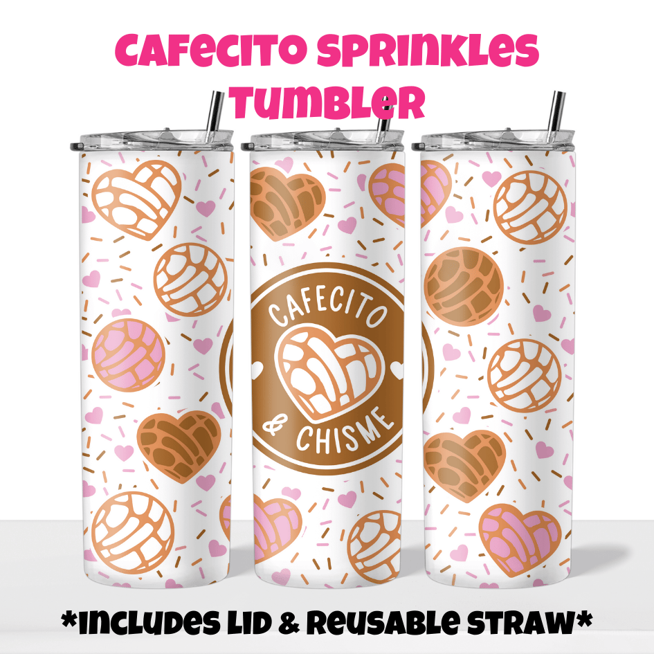 Image of Cafecito Sprinkles Tumbler☕️💖